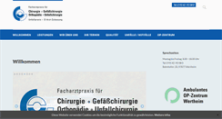 Desktop Screenshot of facharztzentrum-wertheim.de
